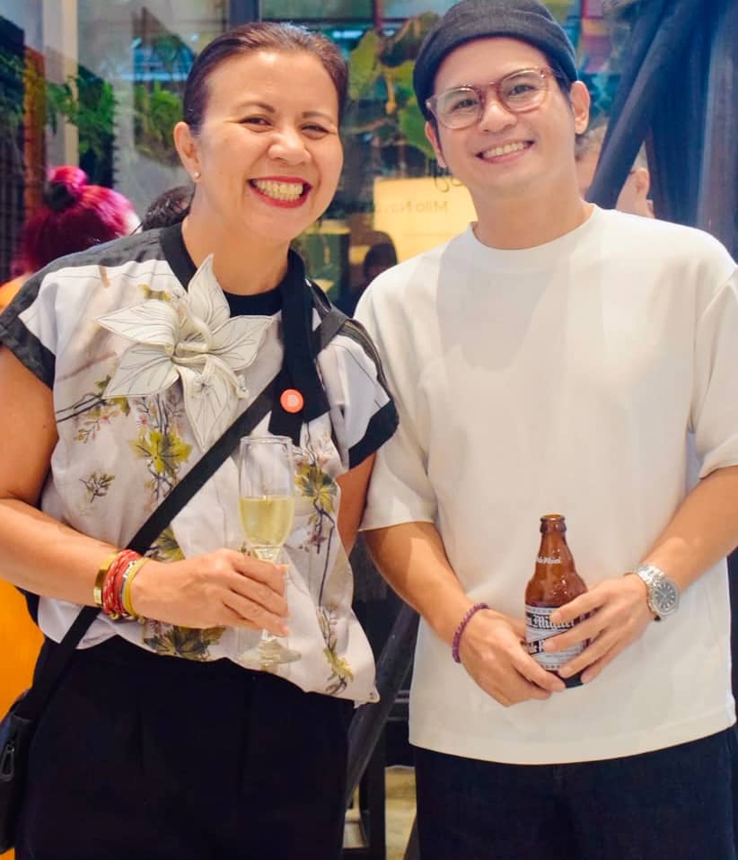 Rhea Matute and Lucky Lopez.