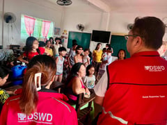 DSWD-NCR monitors evacuees in Muntinlupa