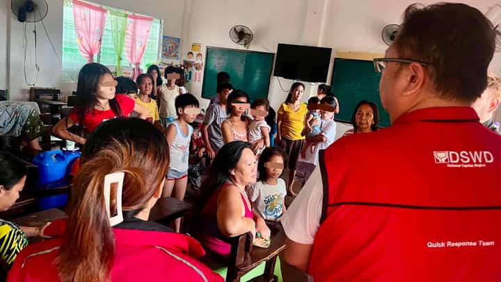 DSWD-NCR monitors evacuees in Muntinlupa