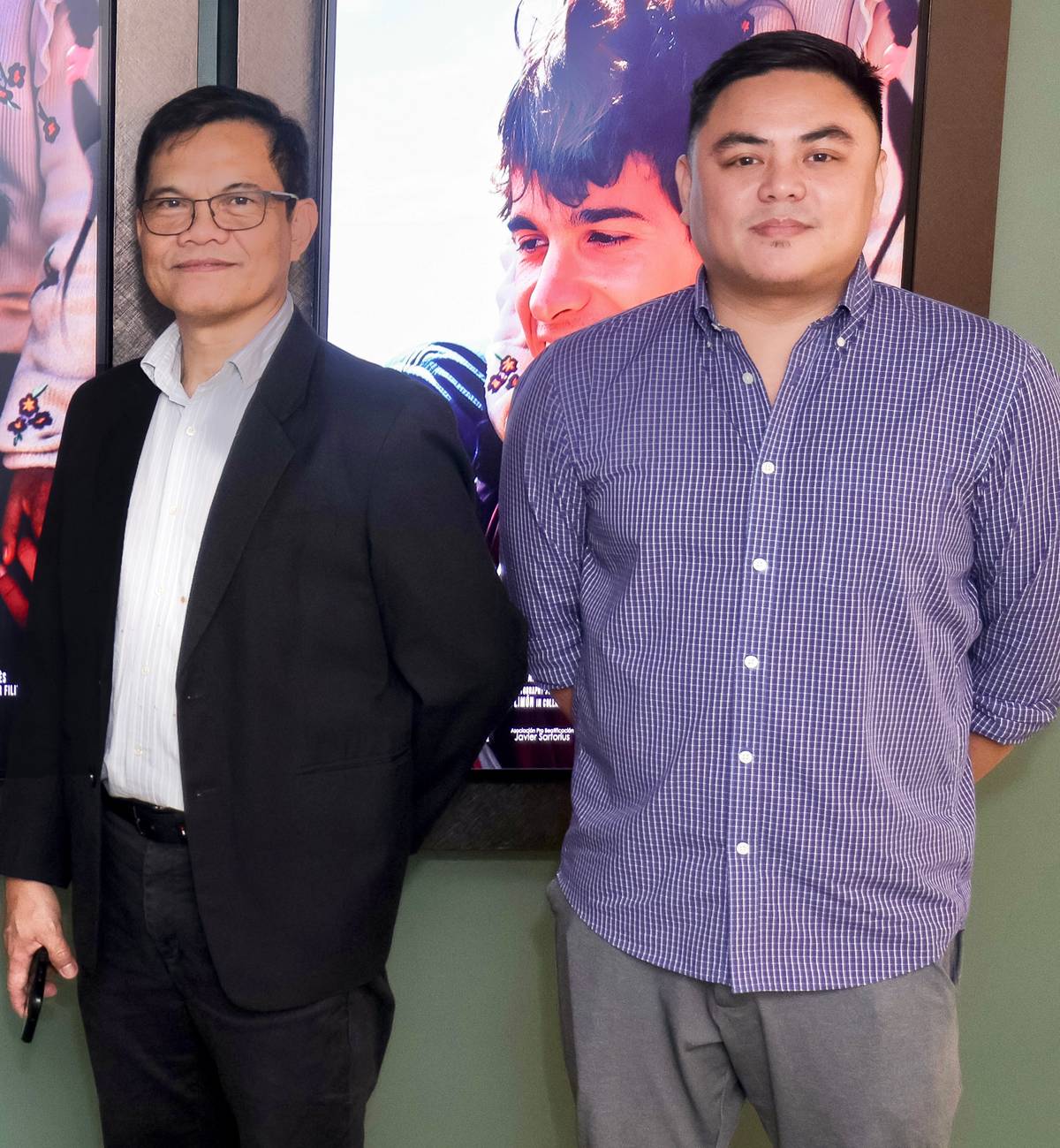 Ayala Malls Cinema’s Lito Rivera and Ruso Estrada.