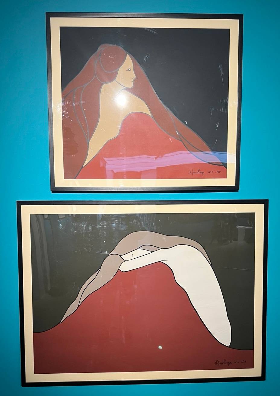 ‘Crescent’ by Annette Rawlings, 1975 (hand-painted silkscreen on museum paper with pigment ink).