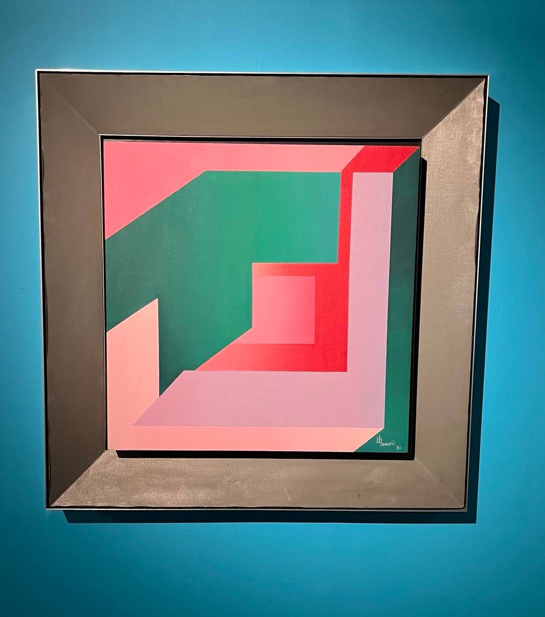 ‘Metamorphosis’ by Lillian Hwang, 1980 (acrylic on canvas).