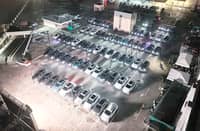 SEALION 6 DM-i owners line up their vehicles for BYD’s drive-in cinema celebration at Ayala Malls Trinoma.