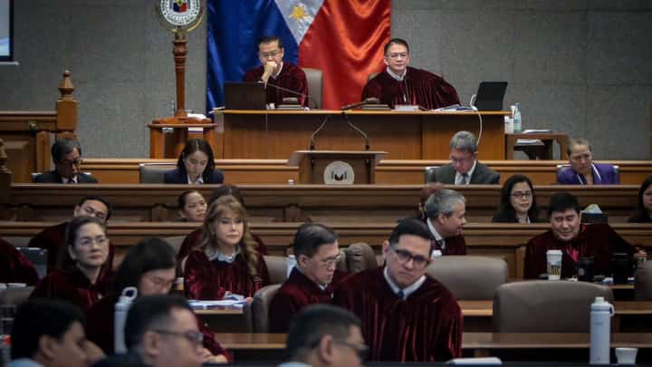 The Senate during the impeachment trial against Vice President Sara Duterte last Wednesday, 10 August.