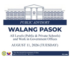 Abra suspends classes, government work on 11 August
