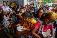 Barangay 101 Tondo evacuees