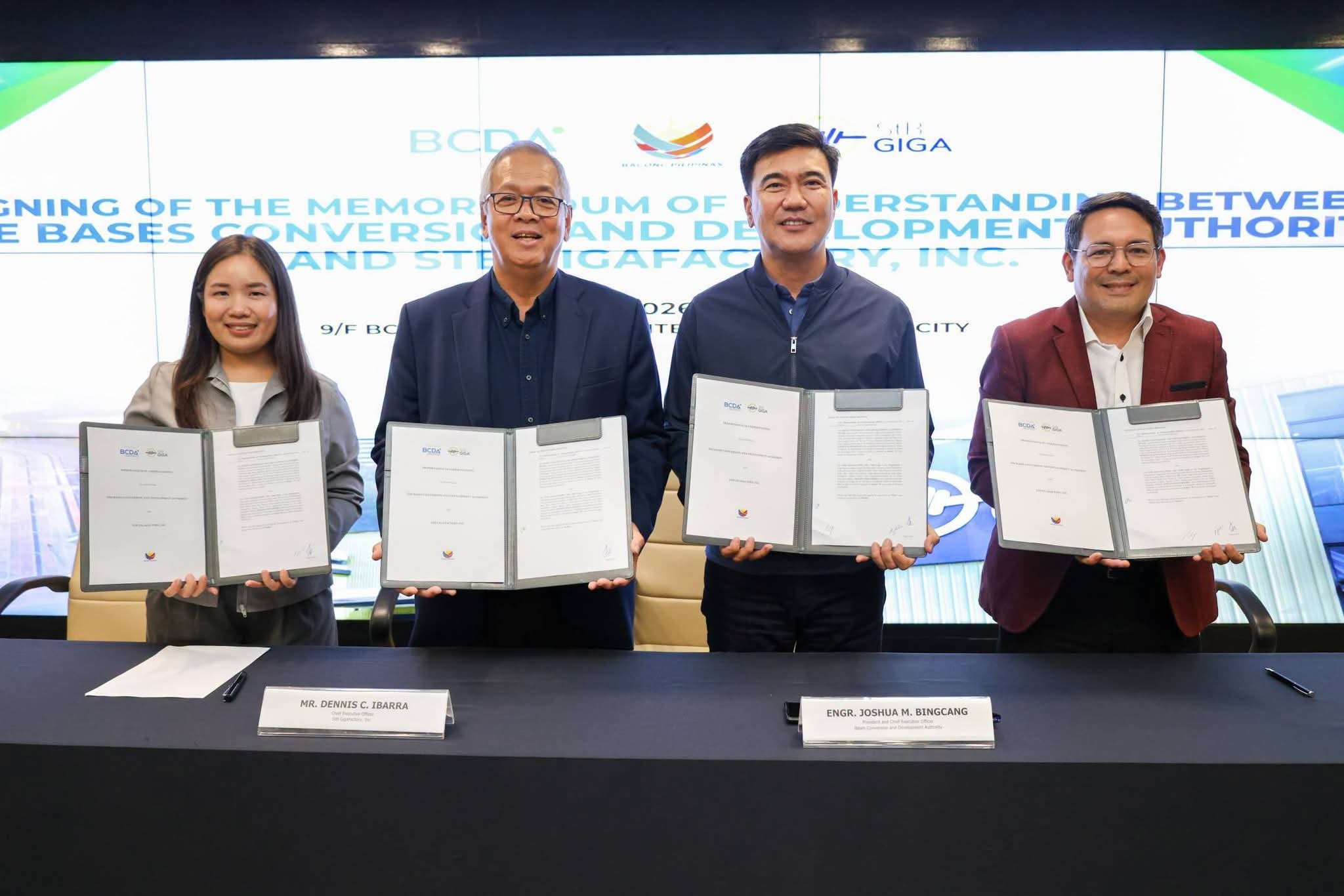 BCDA, StB GigaFactory to explore renewable energy generation in NCC
