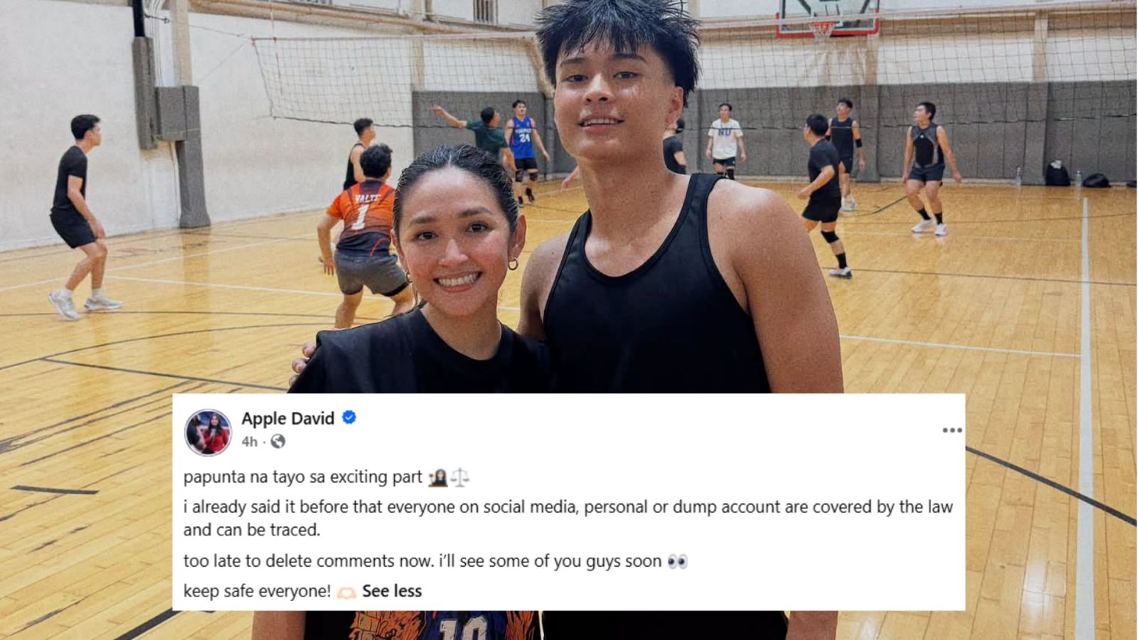 Apple David, magsasampa nga ba ng kaso sa mga bashers? 