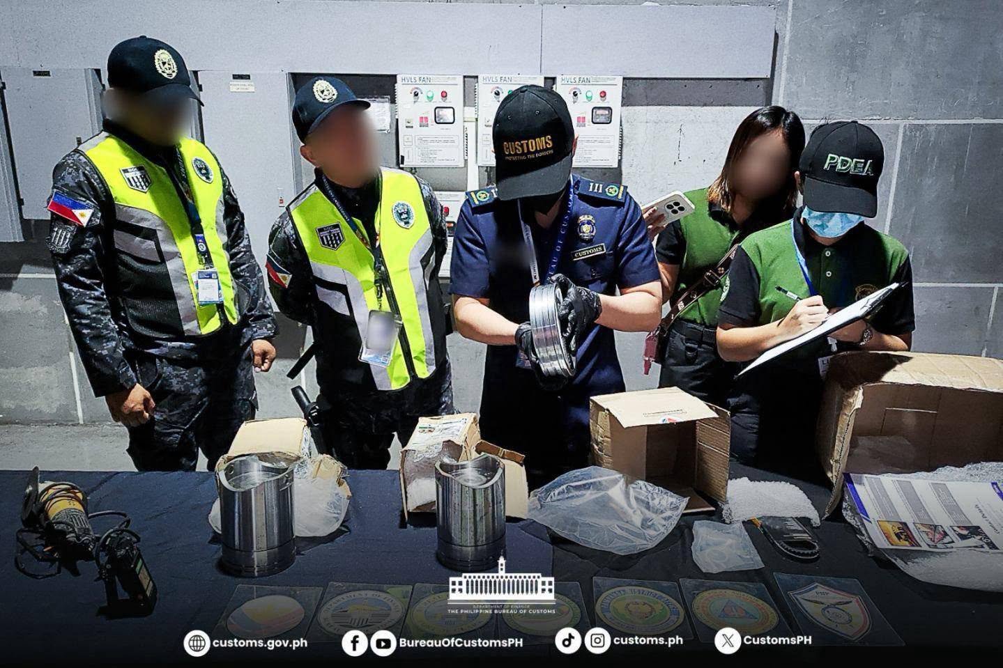 P11.6-M shabu na ipinuslit sa car parts, nasabat ng BOC