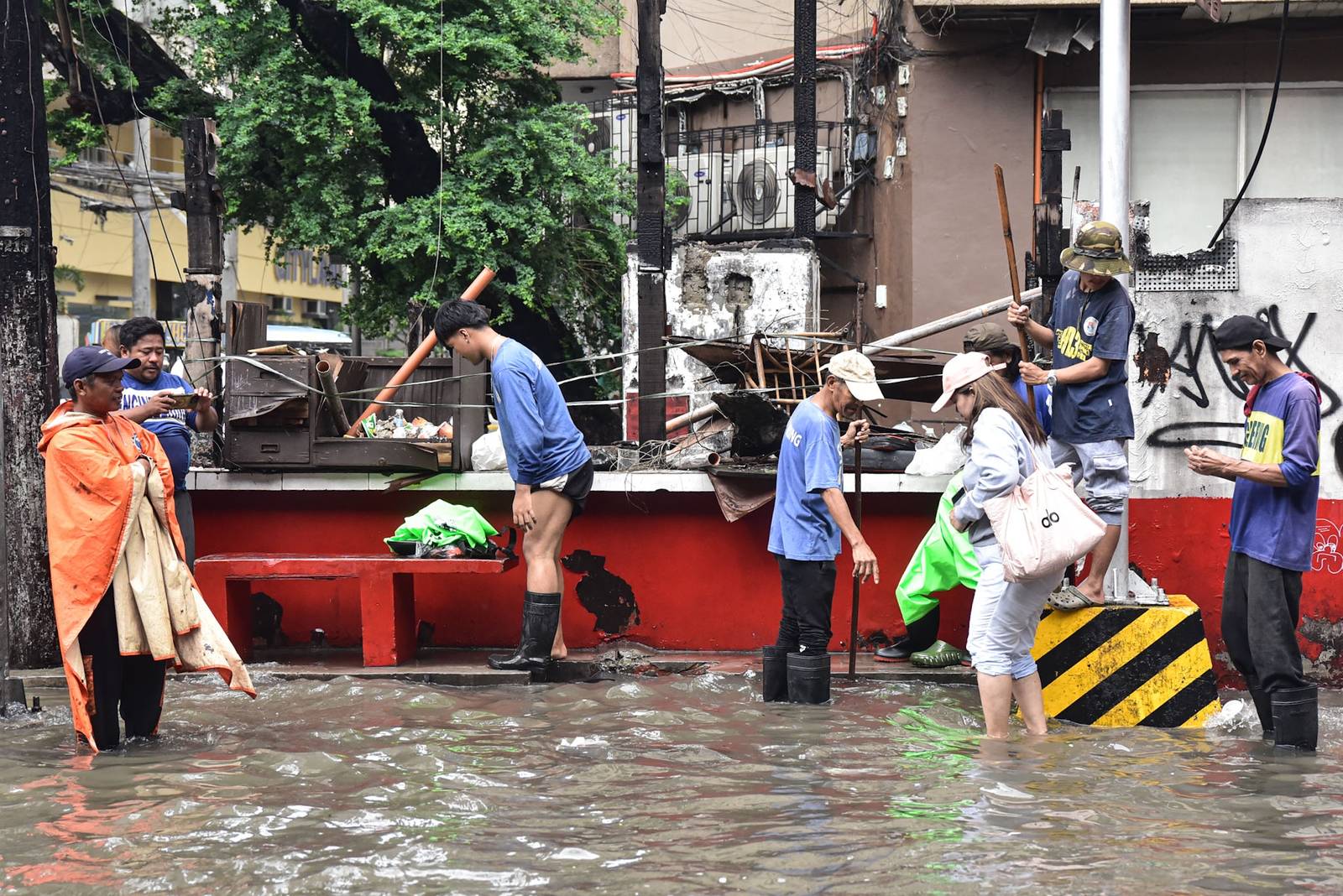 clogged drainage systems