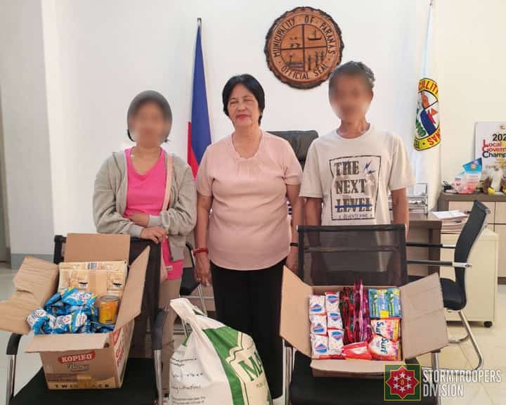 Former rebel couple receives aid