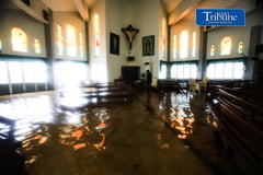 Flooded Sto. Nino Parish