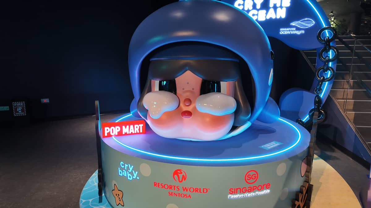 CryBaby’s marine-themed characters take center stage at Singapore Oceanarium.