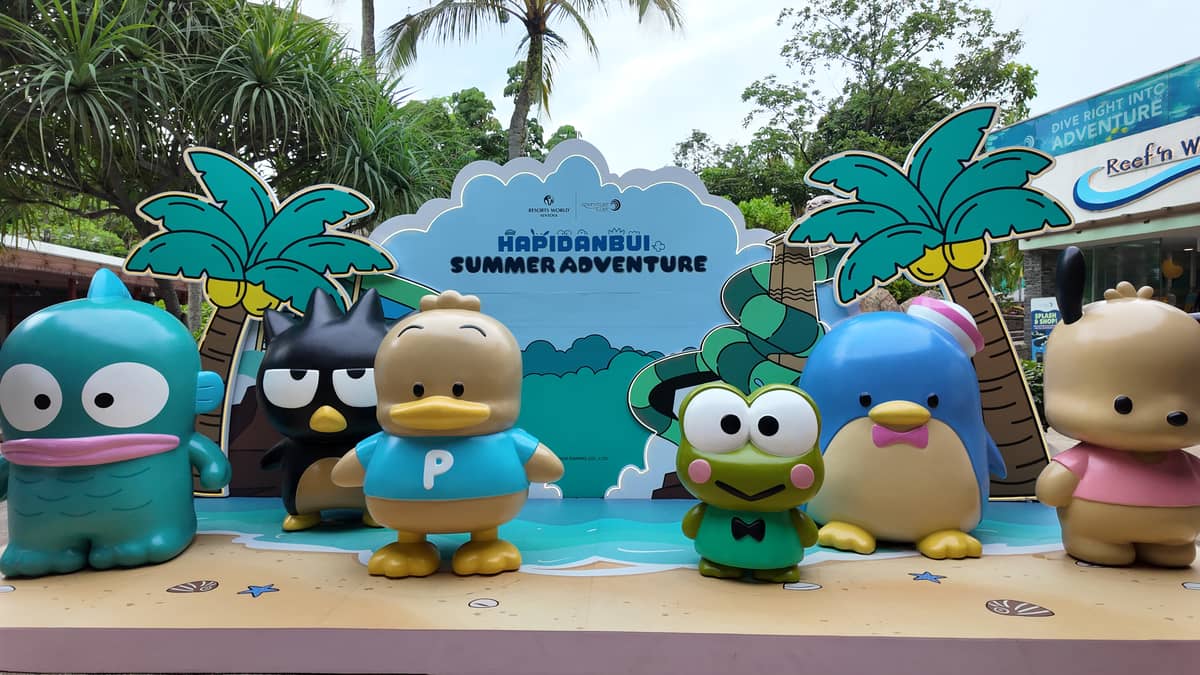 Sanrio’s Hapidanbui brings a colorful summer takeover to Adventure Cove Waterpark.