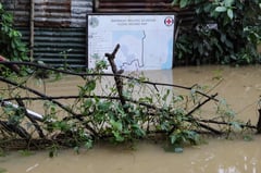 Flooded border