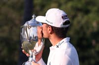MICHAEL Brennan collects his second PGA Tour title following a 22-under win in the Wyndham Championship on Sunday.