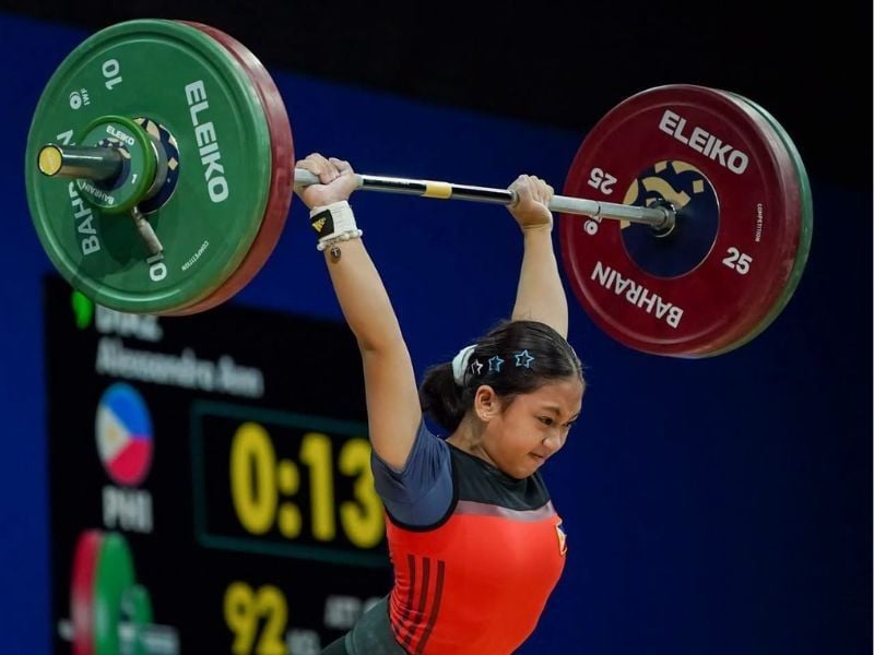 Alexandra Diaz, the niece of Hidilyn Diaz, proves that genetics plays a part in winning overseas.
