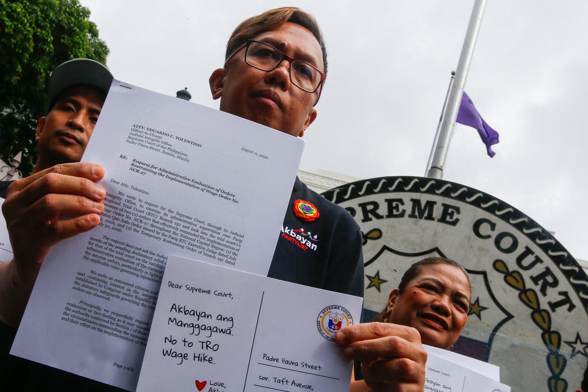SC urged: Review Pasig court order blocking wage hike
