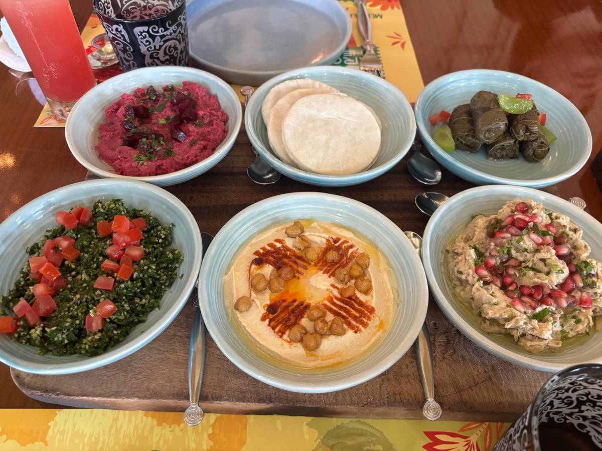 ASSORTED cold mezzeh