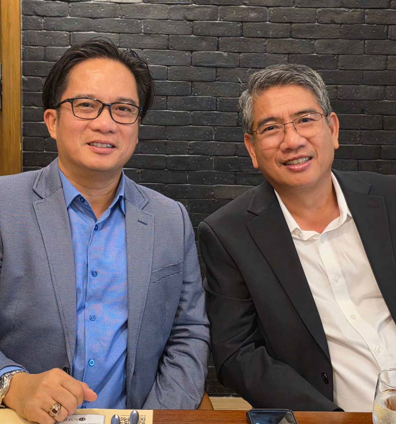 Leo Amoyan, HR manager and Villamor Tuazon, Plant manager.