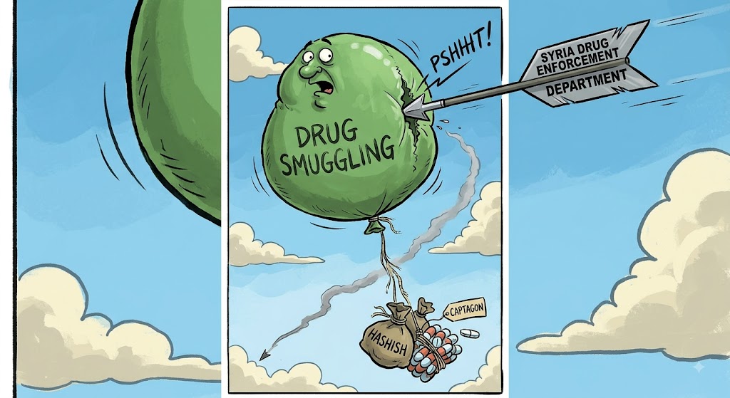 Smuggling drugs using balloons foiled