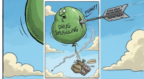 Smuggling drugs using balloons foiled