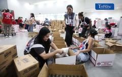 Red Cross relief packs 