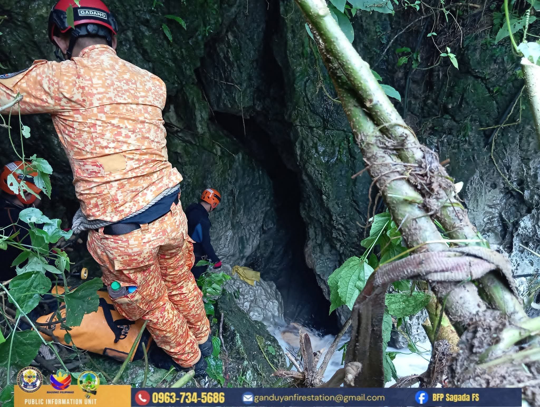 Sagada search for missing Sofia pauses for responders to rest