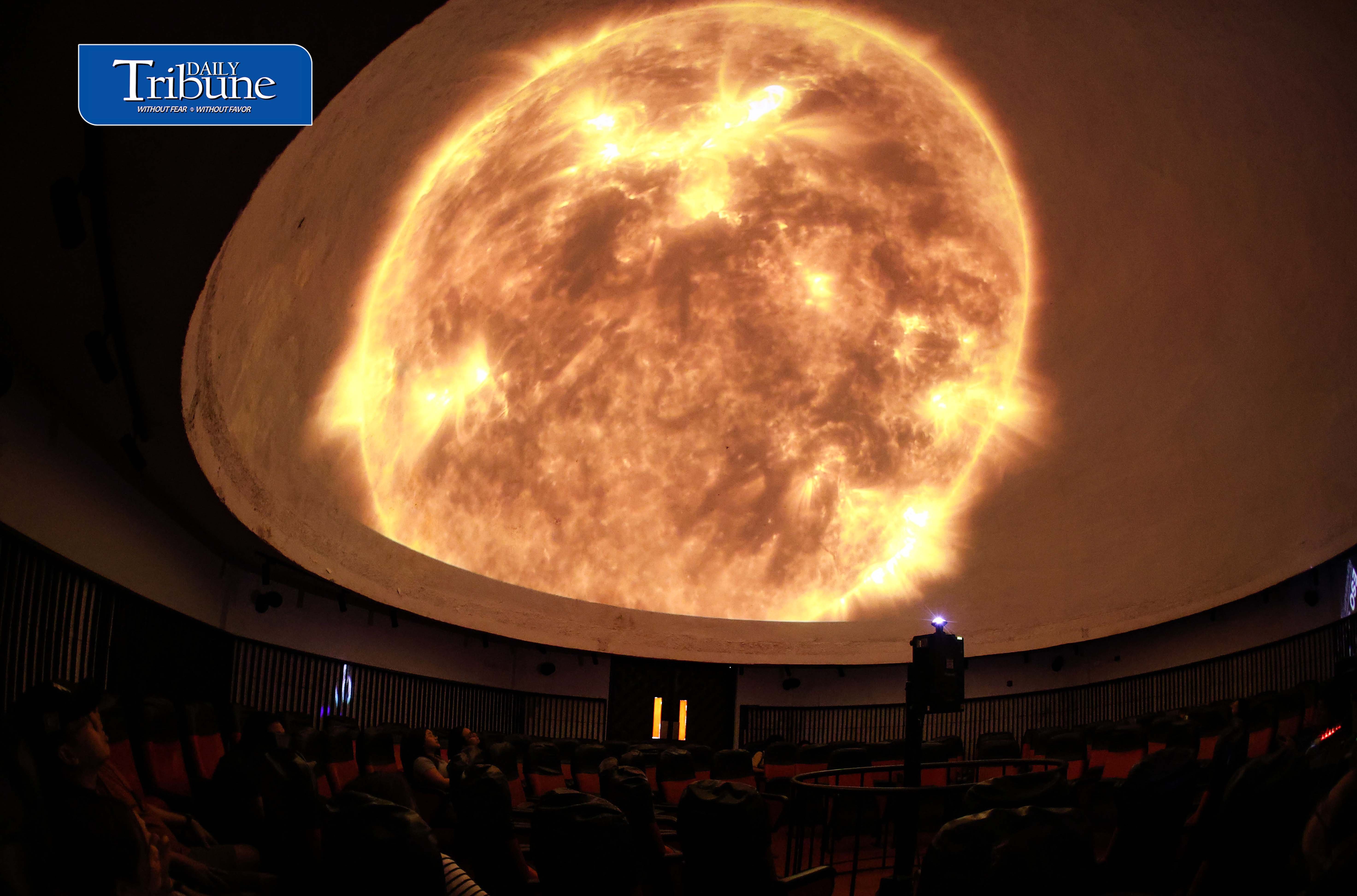 (August 13 2026) As part of the celebration of the Philippine Space Week, guests visit and listen to a brief narration of the solar system and constellations during the free shows at the PAGASA Planetarium inside the Science Garden in Quezon City on Thursday, August 13, 2026. Photo/Analy Labor