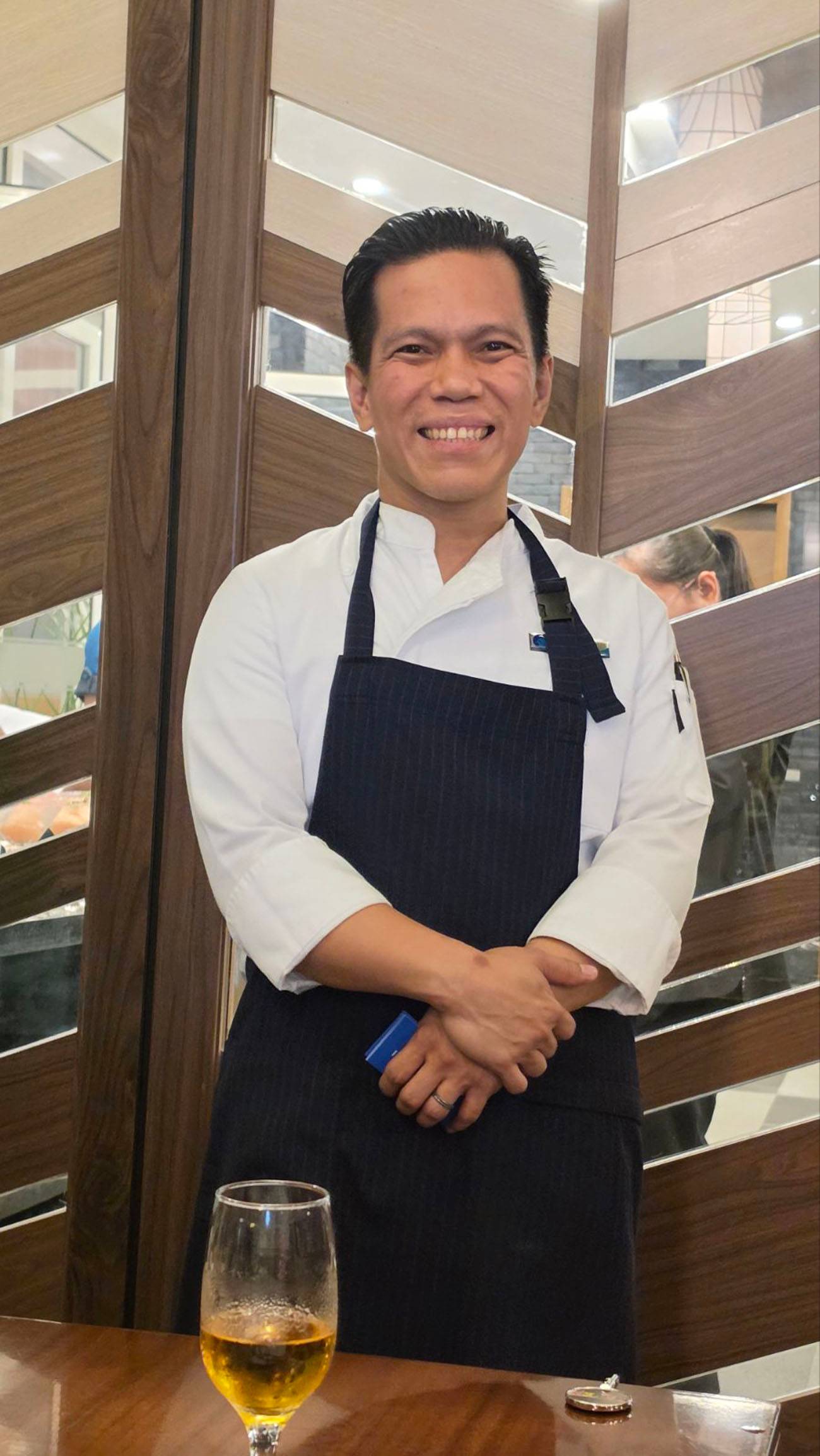 Executive chef Deofrey Vistal.