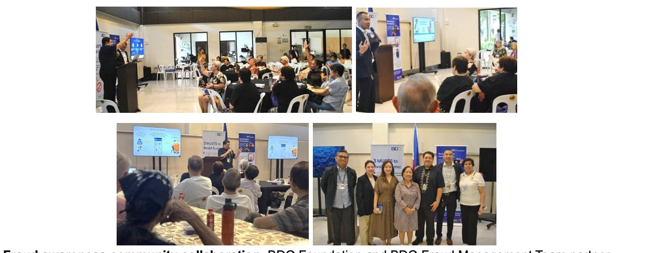 BDO steps up anti-scam drive for senior citizens