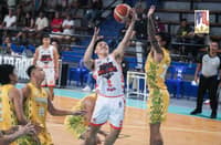 JUDEL Fuentes and the Quezon Huskers make a show of force, crushing the Parañaque Patriots by 50, 116-66, in the MPBL 2026 Season.