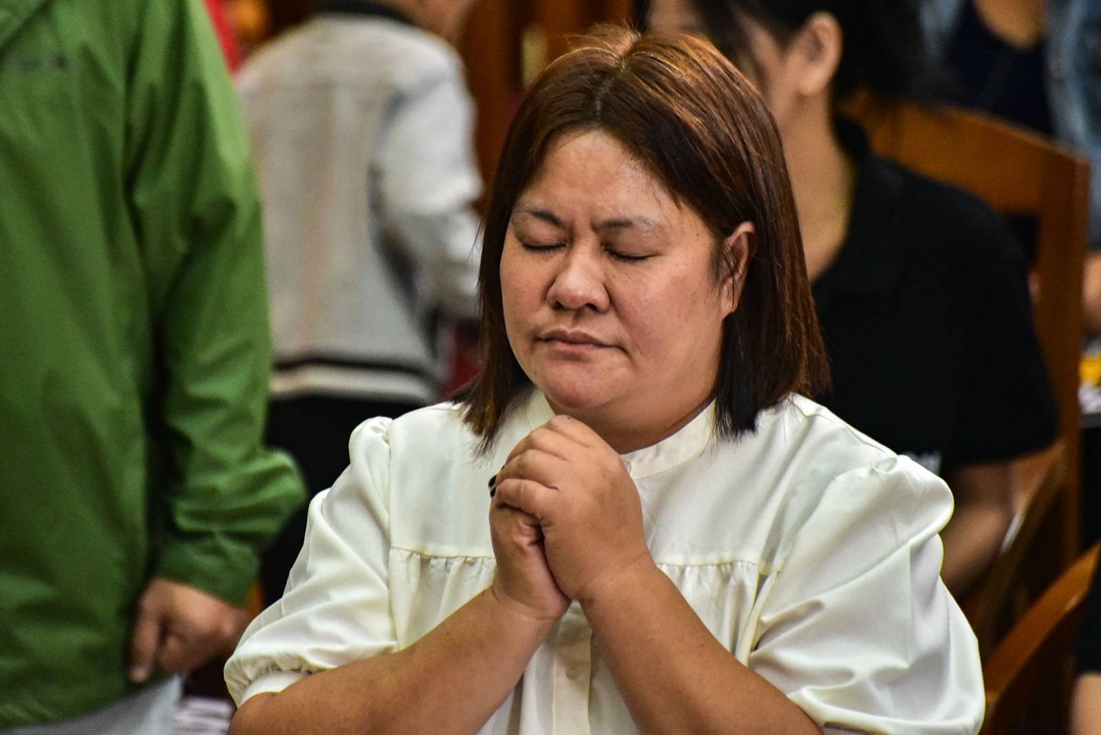 Victims, survivors, and families affected by killings during Duterte's drug war share their experiences during the civil society-led Truth Commission’s first public 'truth-telling session' at the Pope Pius XII Catholic Center in Manila on August 14. | Zedrich Xylak Madrid