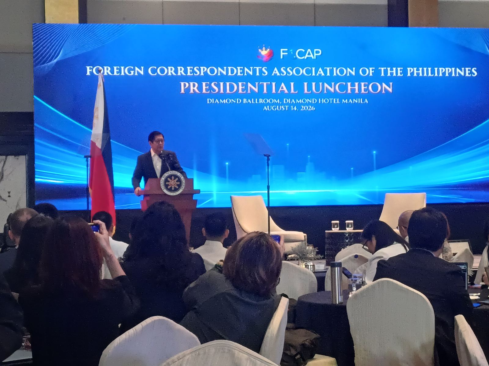President Marcos vows to continue defending press freedom