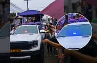 Dasmariñas Mayor faces criticism over alleged use of unauthorized blinkers