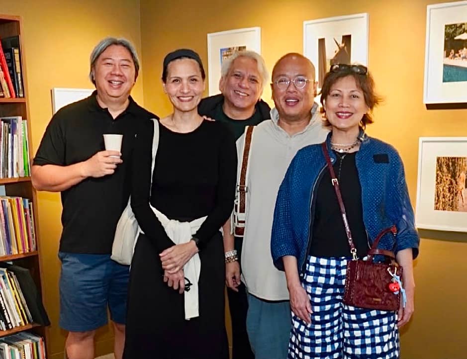 HOCHI Abaya, Dindi Gallardo, Elbert Cuenca, the author and Liza Ilarde.