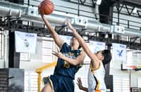 ARNOLD Flores soars for a layup during NUNS’ 100-75 win over UST in Season 89 UAAP junior high school basketball tournament on Saturday.