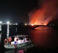PCG rescues 32 people in Zamboanga fire