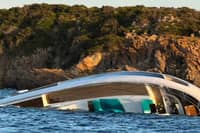 Luxury yacht sinks off Sardinia following engine fire; 14 rescued