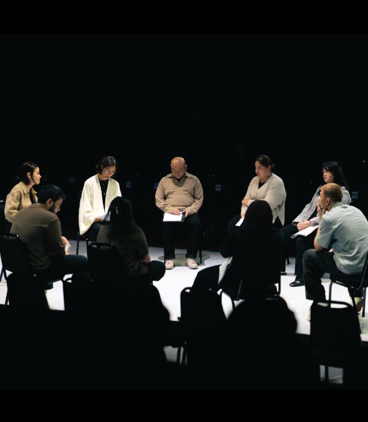 The group meetings are a focal point for PPT, as each character explores the many reasons why they were driven to addiction.