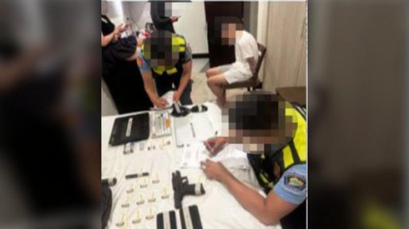 Hand grenade discovery prompts Chinese national’s arrest
