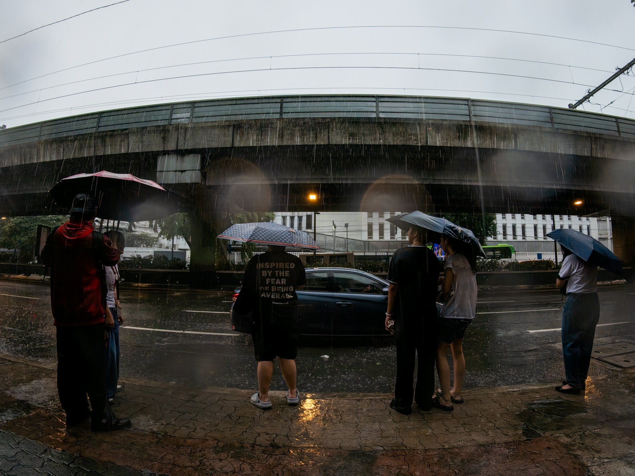 Raining in Manila