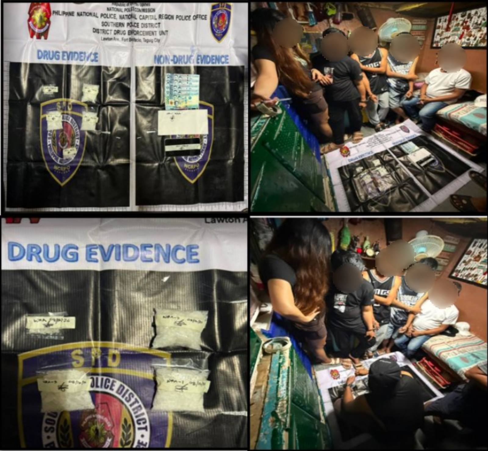 ₱1.08-M shabu seized in Taguig drug den