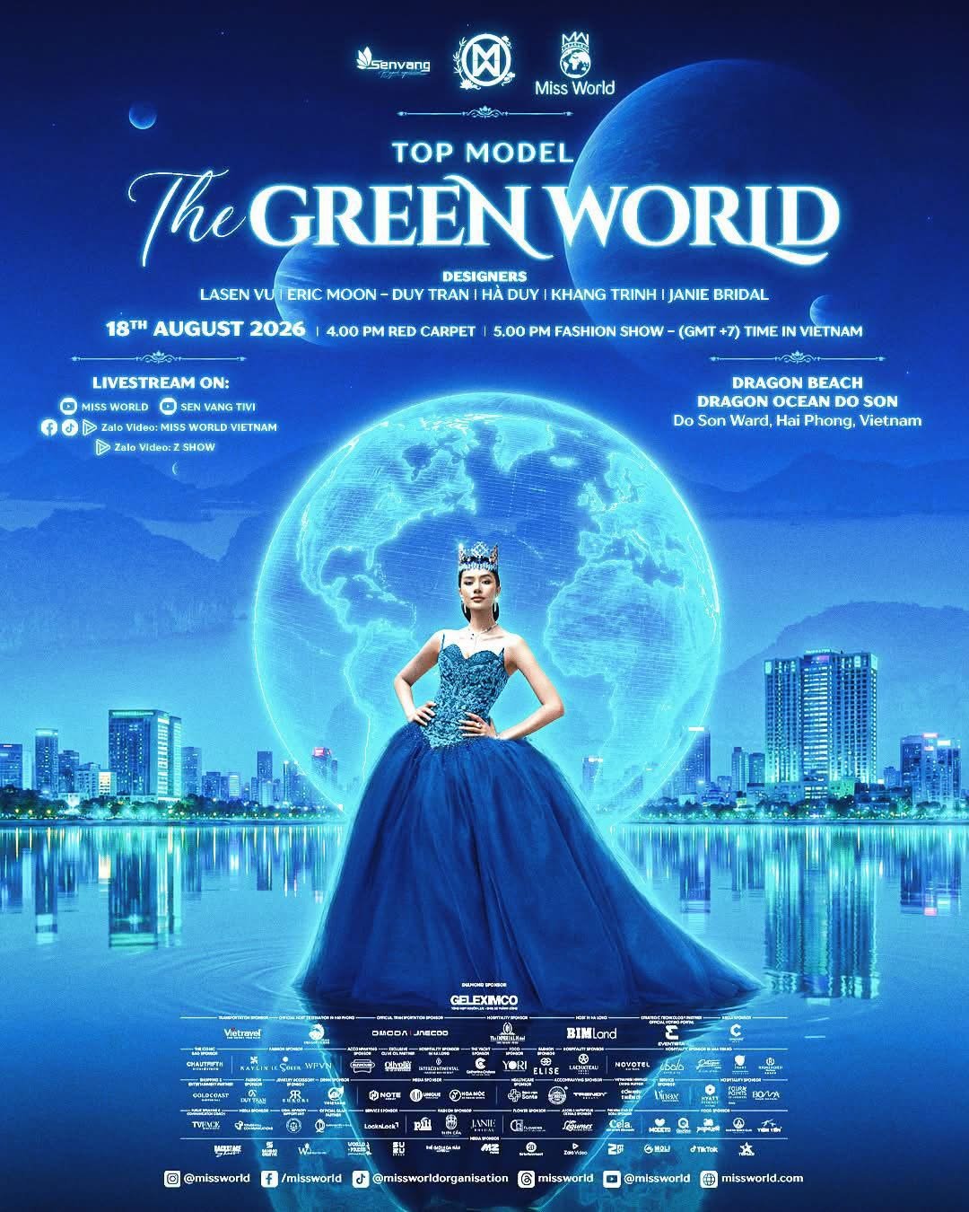 Miss World 2026 queens take runway for ‘The Green World’