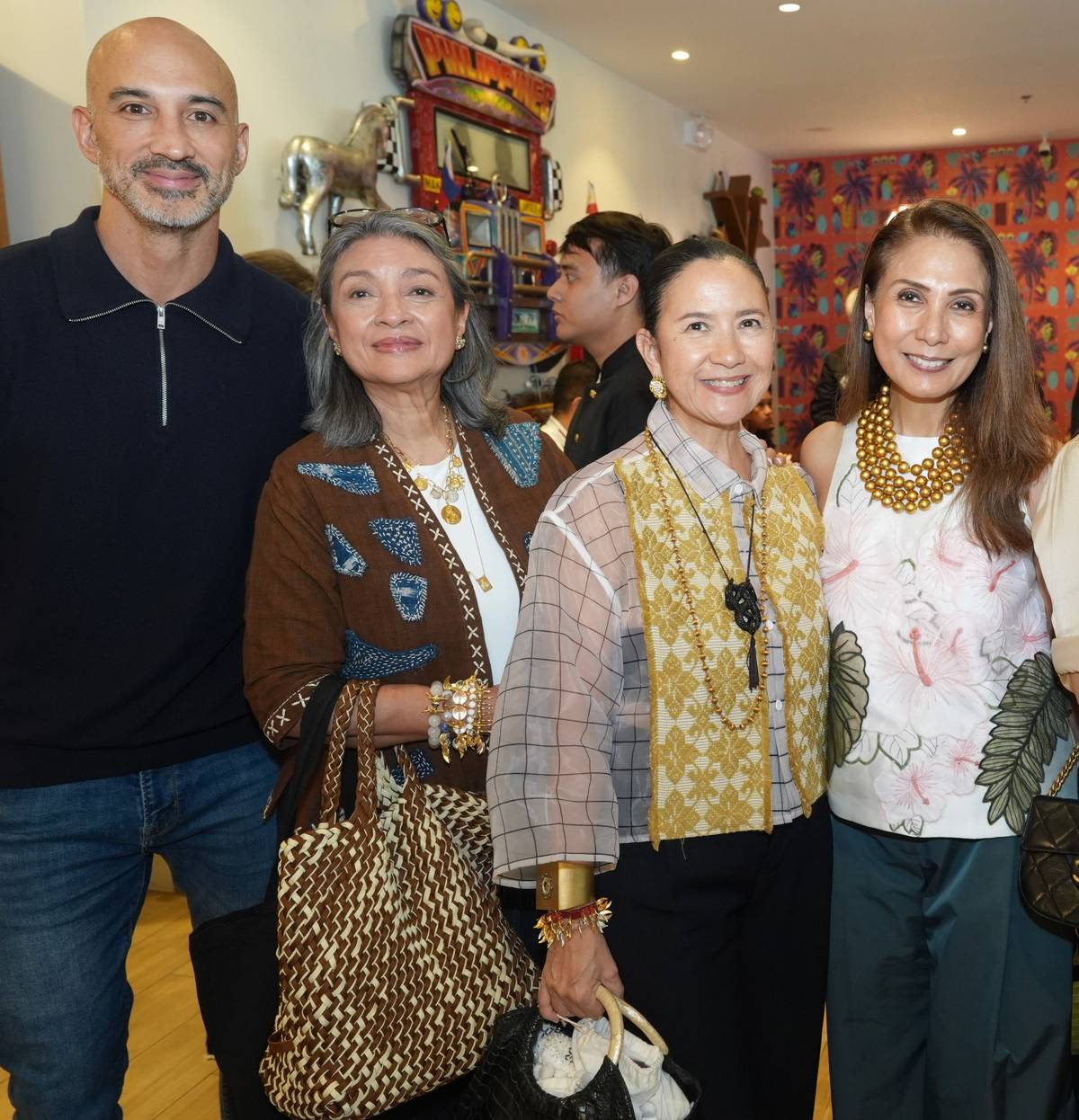 KC Montero, vice president of Marketing and head of Content, KUMU, Susie Quiros, Mia Borromeo and Julie Boschi.