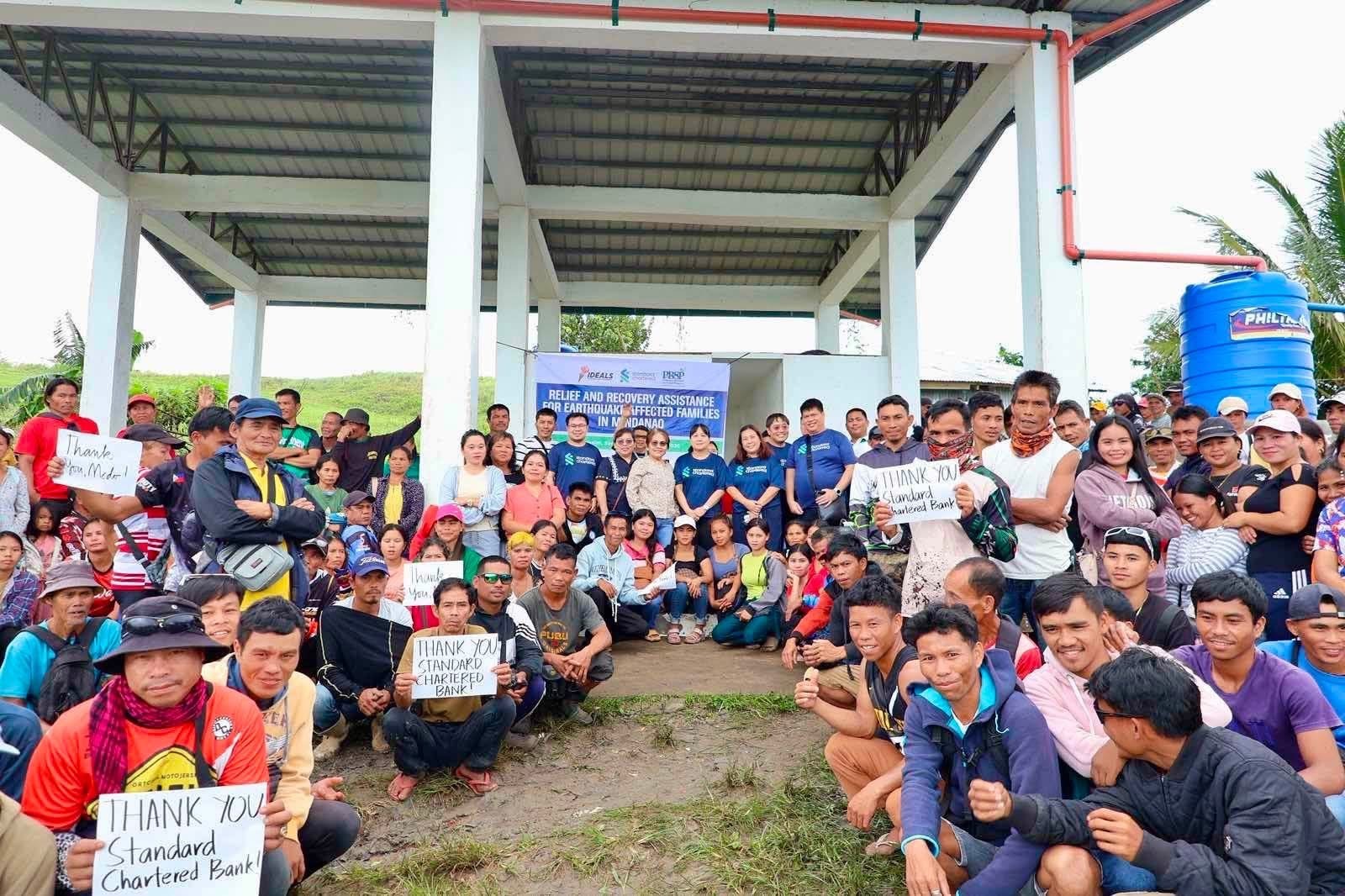 Standard Chartered employees donate 
P1.5M for quake victims
