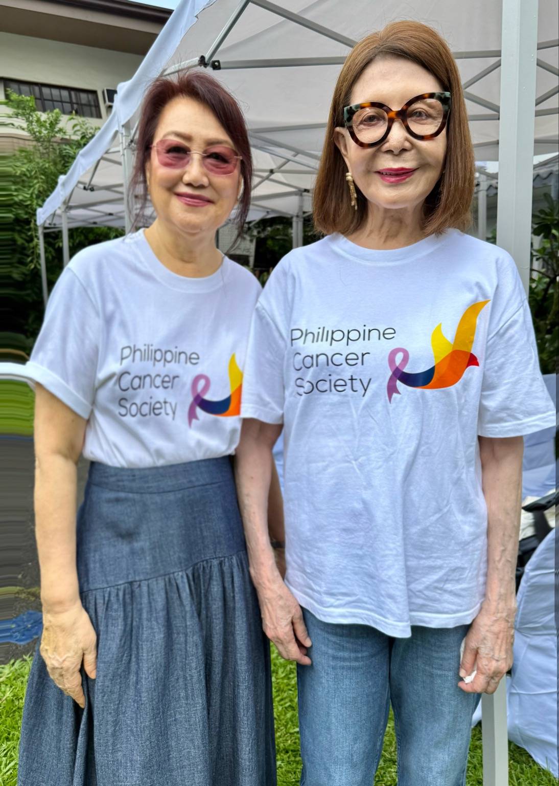 Philippine Best Dressed director Flora Chua and chairwoman Consul Helen Ong.