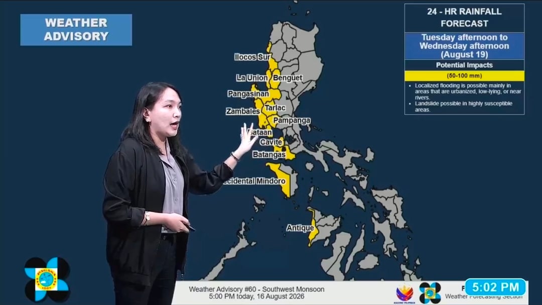 Habagat to bring rain over Luzon, western Visayas Sunday