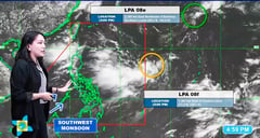 PAGASA: Two LPAs monitored, one may develop into cyclone