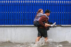 Stranded commuters